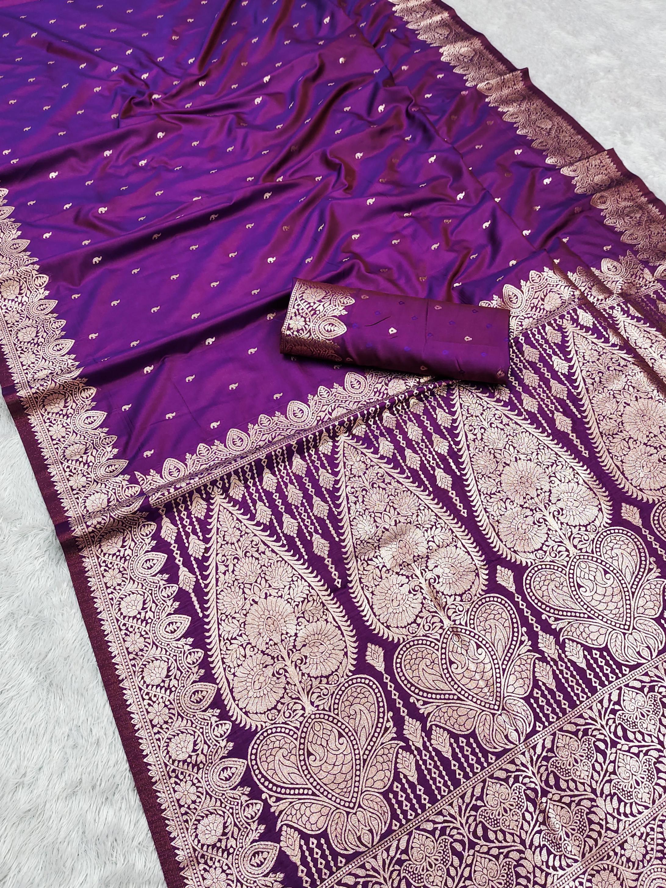 KC 7001 ELEGANT STYLE BANARASI SILK WEAVING SAREE EXPORTS 