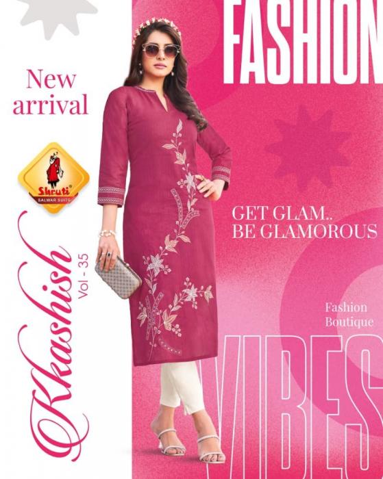 SHRUTI KKASHISH VOL 35 READYMADE BIG SIZE STYLISH COTTON KURTIS ONLINE 