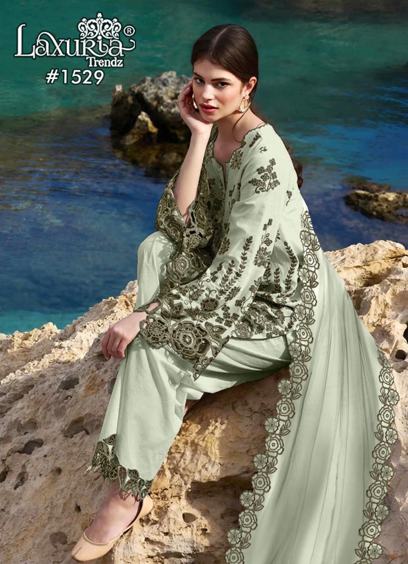 1529 BY LAXURIA TRENDZ VICHITRA CLASSIC PAKISTANI FULLY STITCH SUITS  