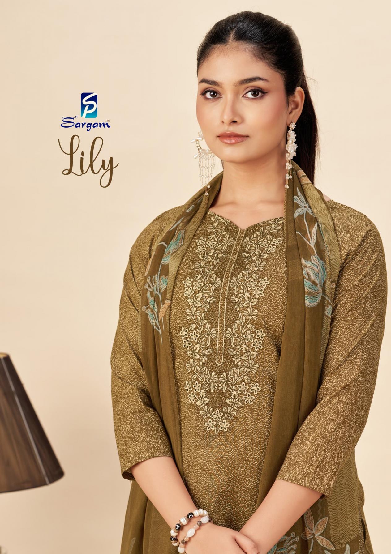 SARGAM LILY COTTON LAWN ATTRACTIVE LOOK SALWAR KAMEEZ 