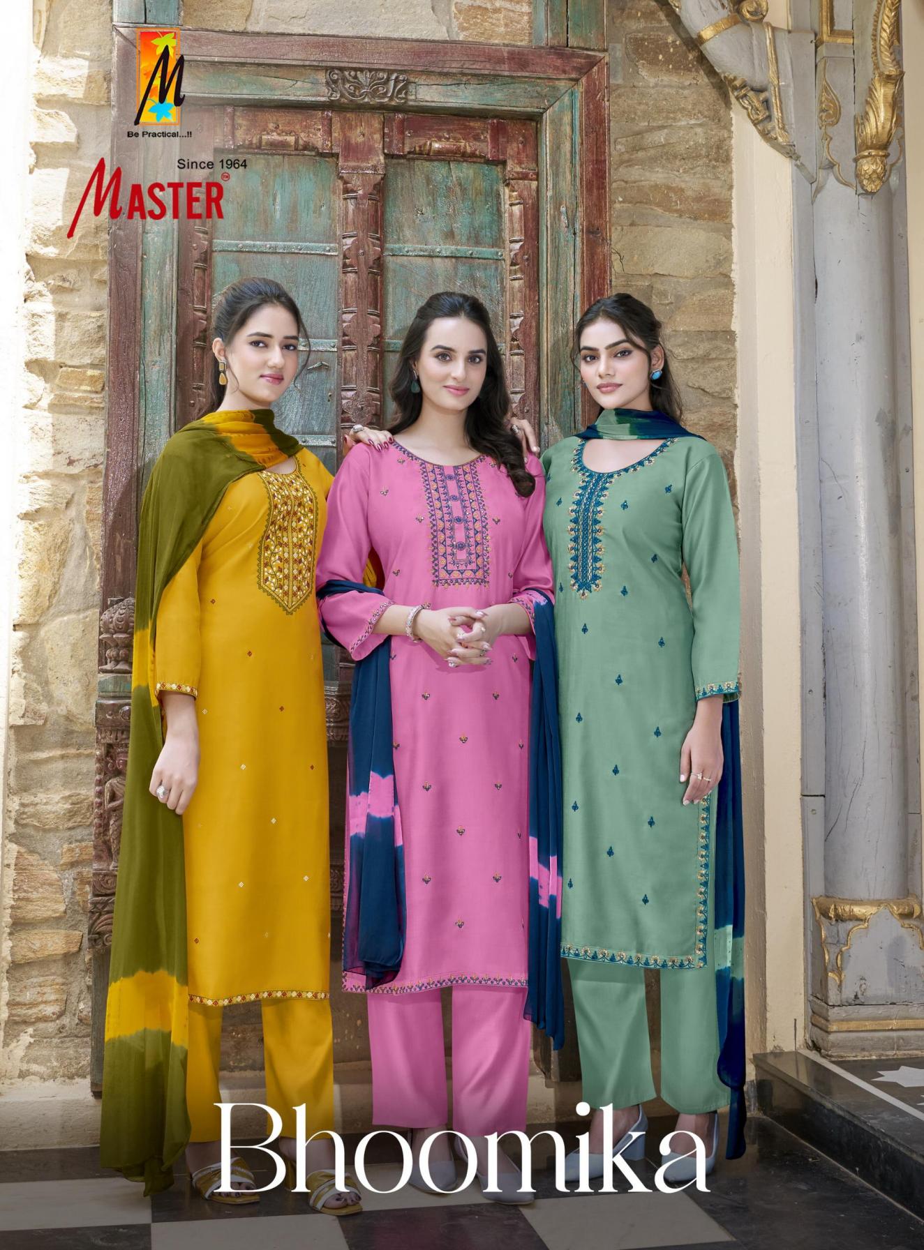 BHOOMIKA BY MASTER FULLY STITCH VERTICAN SILK PRETTY SALWAR SUIT