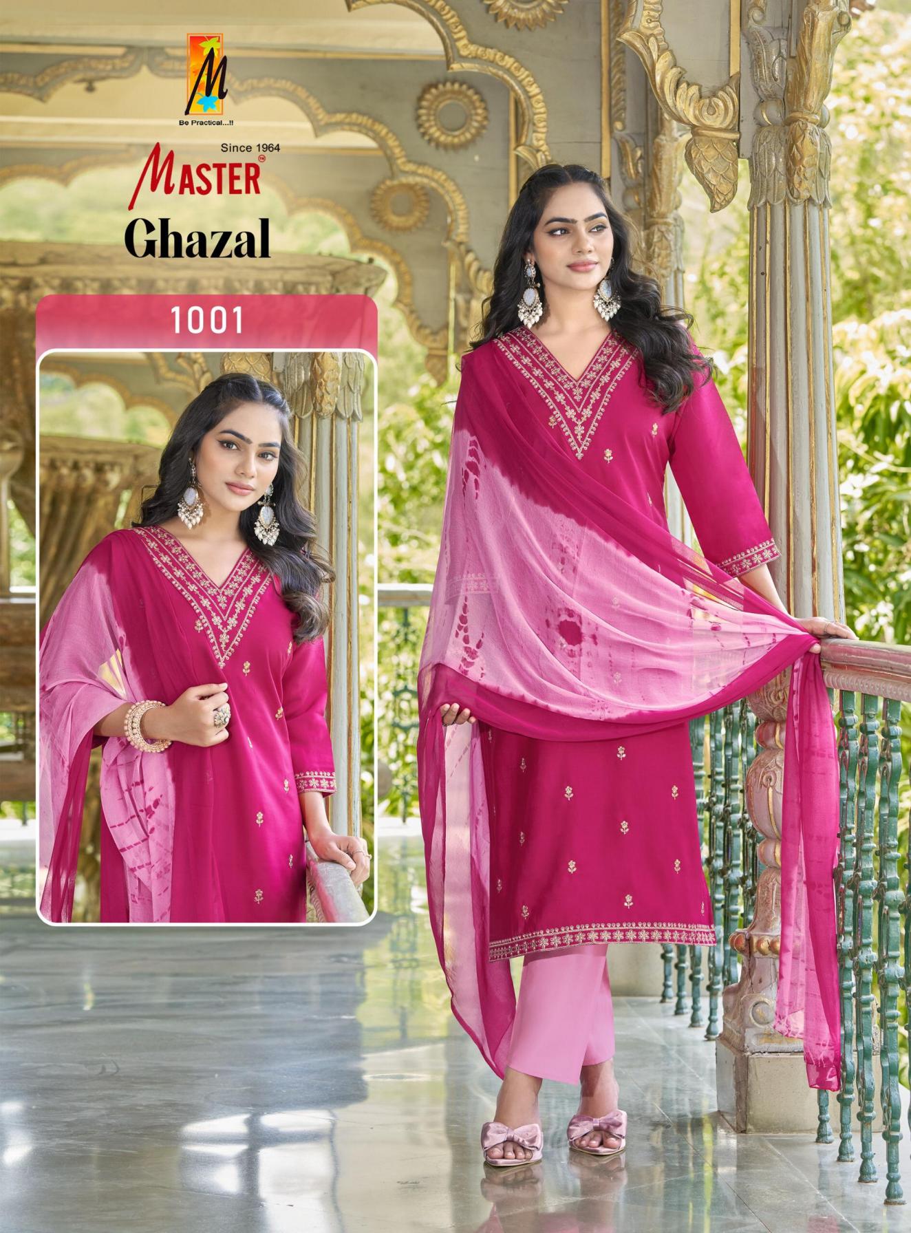 GHAZAL BY MASTER HIT DESIGN FULLY STITCH LADIES SUITS 