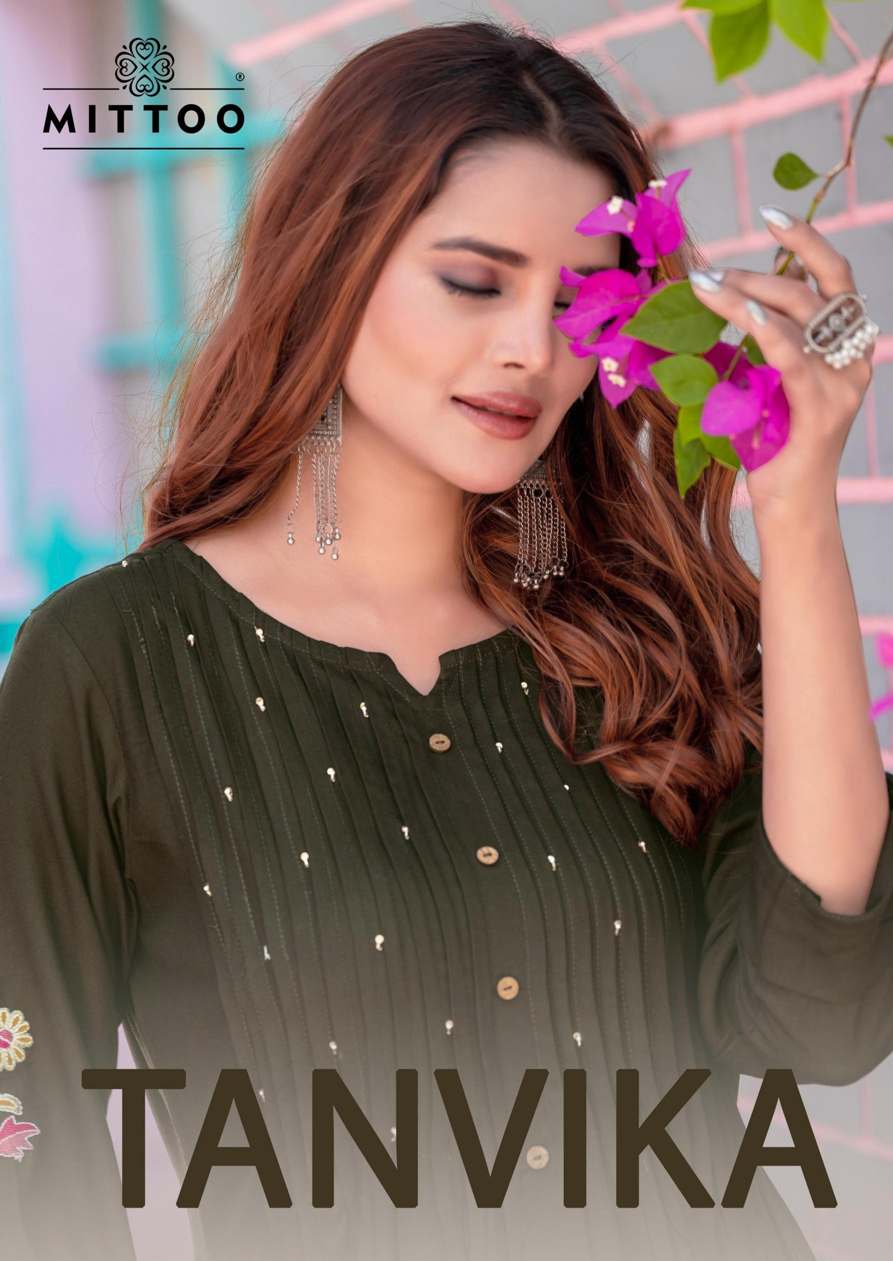 TANVIKA BY MITTOO POPULAR DESIGN RAYON READYMADE GOWN 