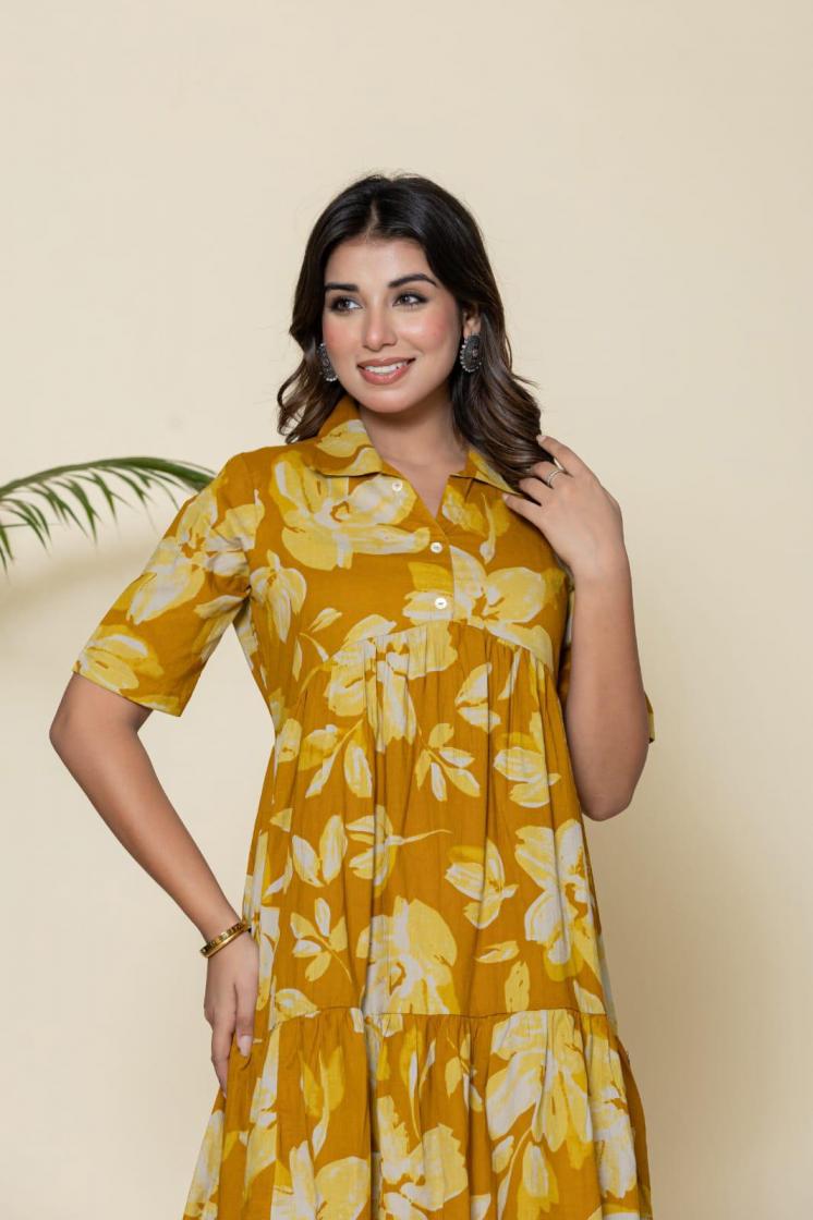 MODERN ​​​​PATTERN POPULAR DESIGN COTTON FULL STITCH COMBO ONE PIC TUNICS