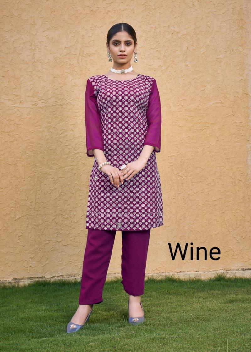 MOKSH ROOHI VOL-1 KURTI PENT COLLETION BY VARDAN