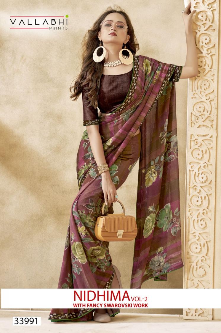 VALLABHI PRINTS NIDHIMA VOL 2 GEORGETTE SAREES
