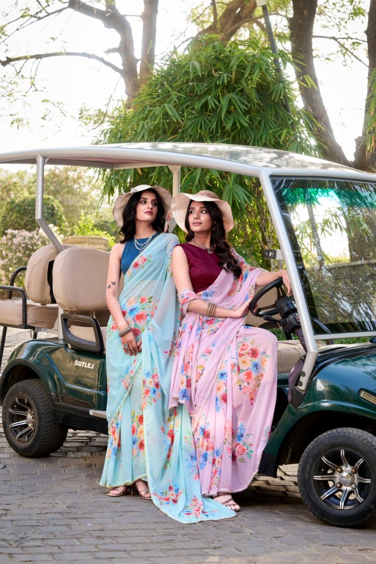 NIRA YNF704 CASUAL WEAR WEIGHTLESS MARBAL SAREES ONLINE 