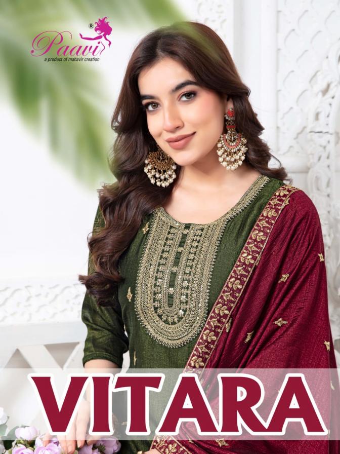VITARA BY PAAVI VICHITRA FULLY STITCH STYLISH SUIT FOR WOMENS 