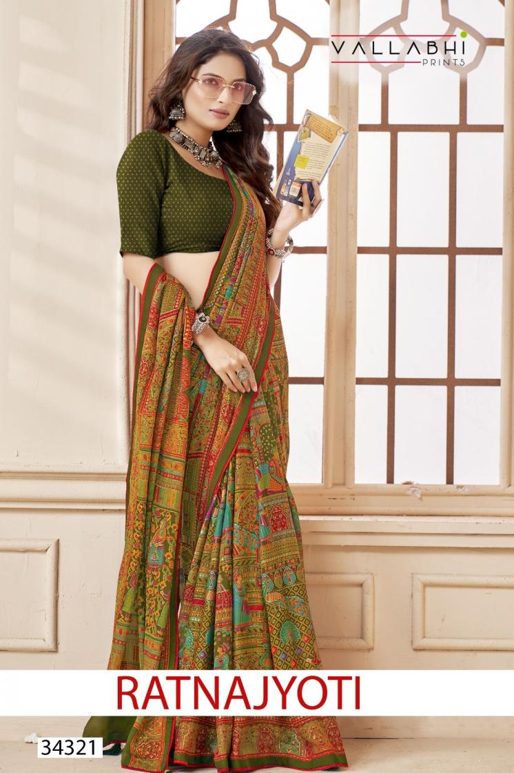 RATNAJYOTI BY VALLABHI PRINTS LAUNCHES NEW CASUAL WEAR SAREE 