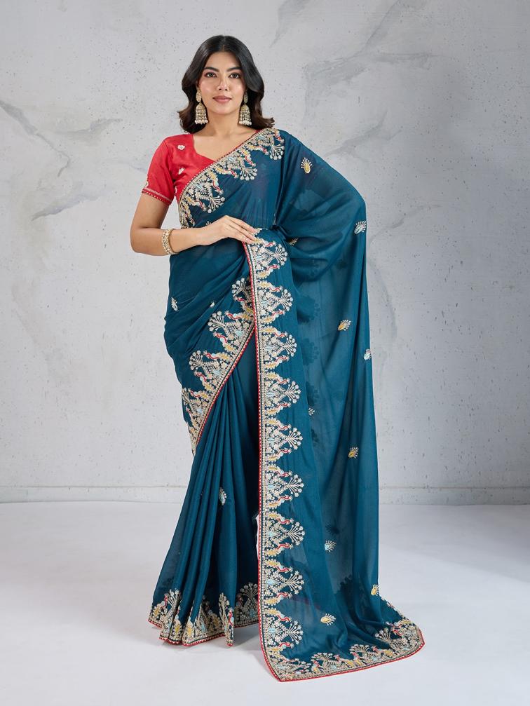 RCB STAR GEORGETTE PRETTY LOOK SAREES EXPORTS 
