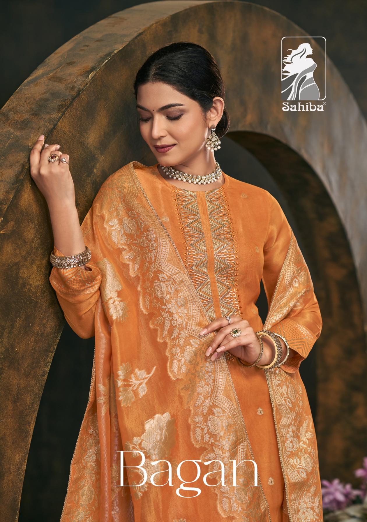 BAGAN BY SAHIBA HEAVY SILK 3PCS SALWAR DRESS