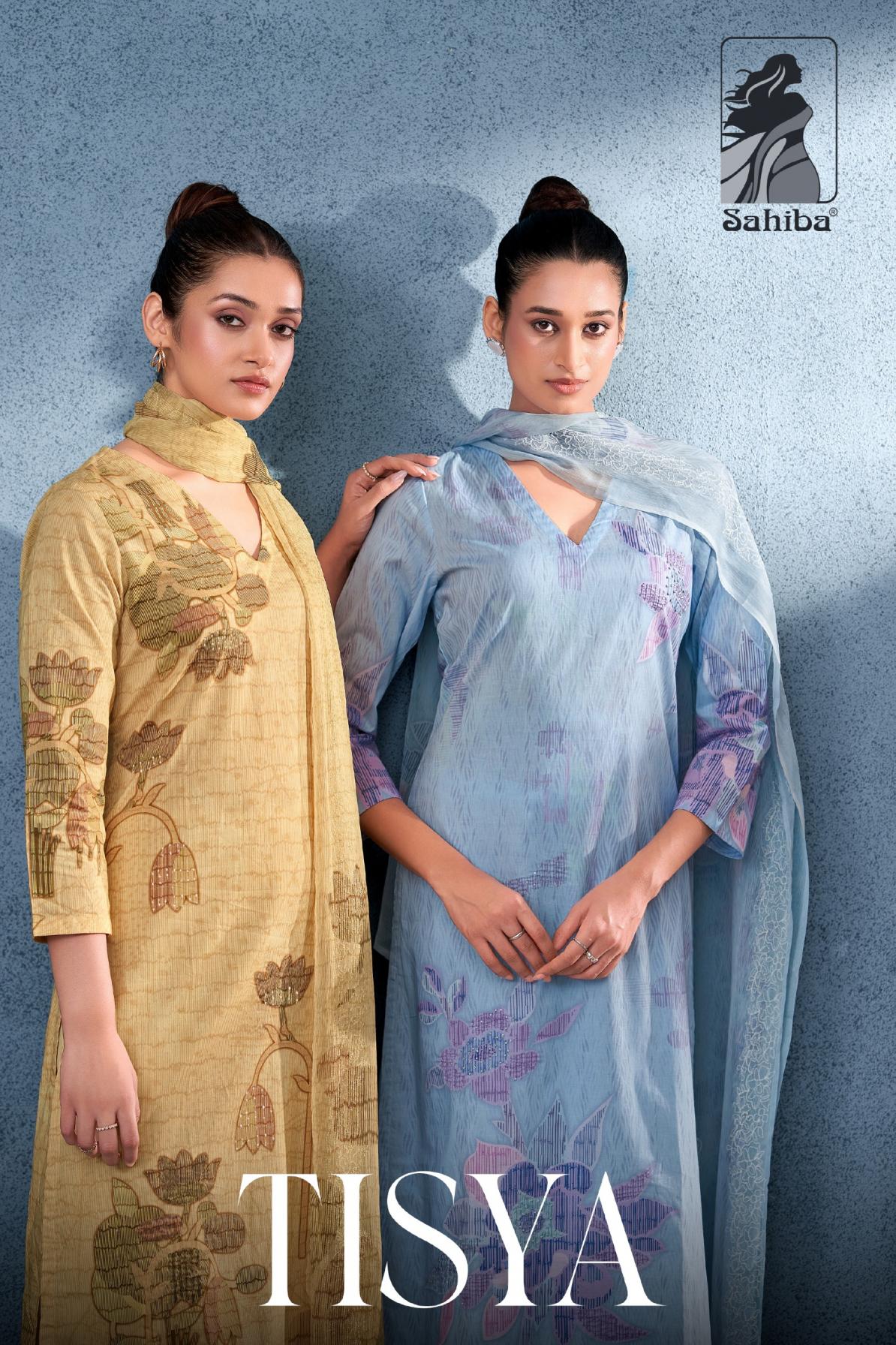 TISYA BY SAHIBA 3PCS COTTON LAWN 