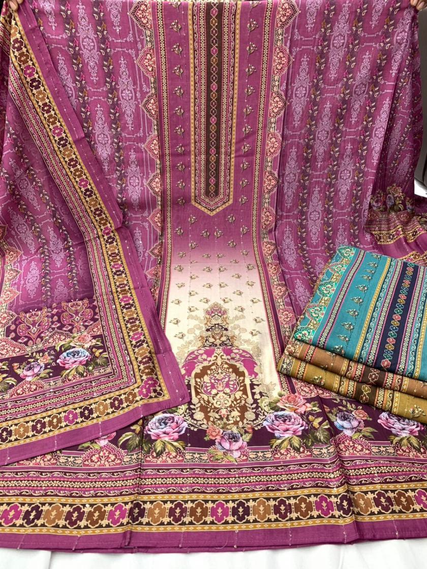 SAHIBA HIT DESIGN VISCOSE MUSLIN PAKISTANI SUITS SUPPLIER 