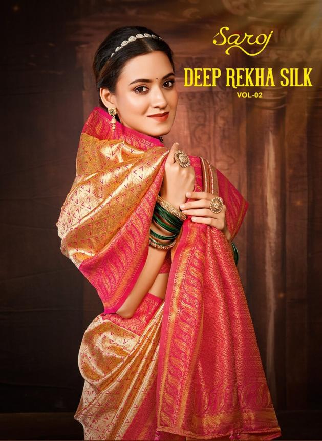 Deep Rekha silk Saroj vol.2 Kanjvaram silk saree