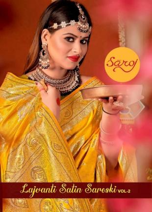 Lajvanti satin saroski Saroj vol.2  satin silk saree