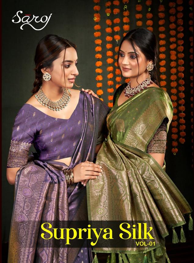Supriya Silk Saroj Vol.1 50*600 silk saree