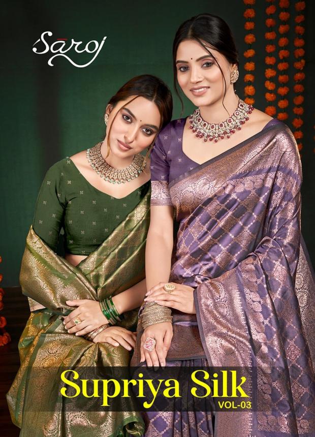 Supriya Silk Saroj Vol.3 50*600 silk saree