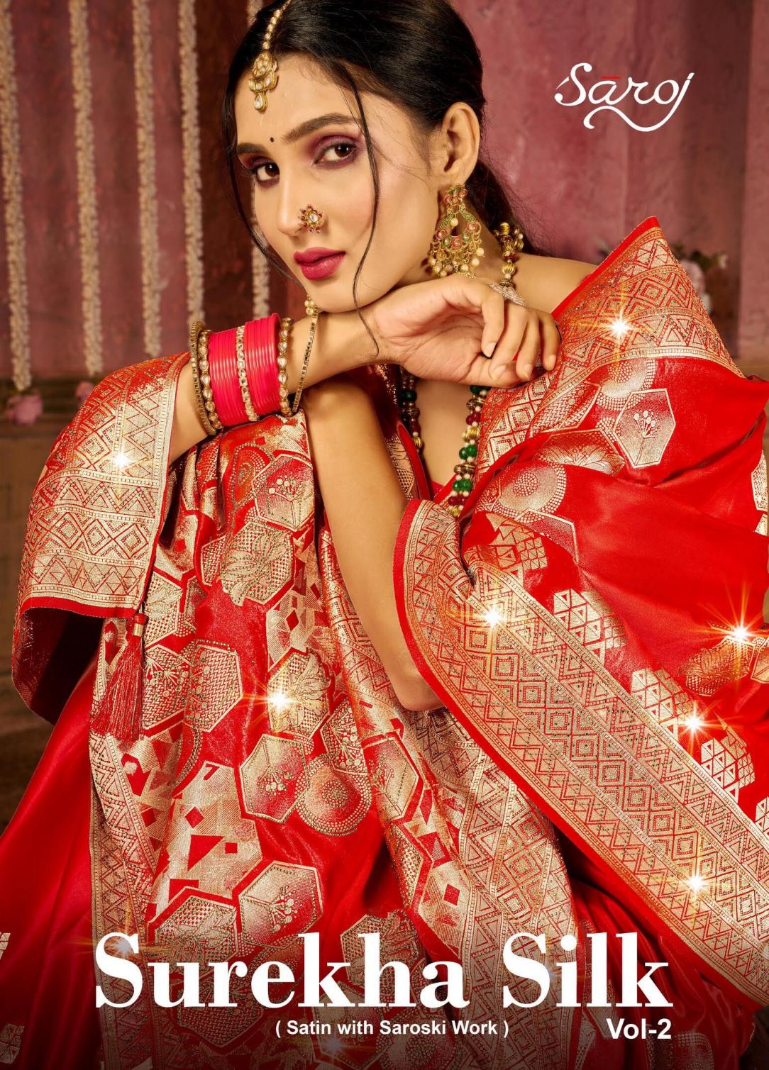 Surekha Silk saroj vol.2 Satin silk saree