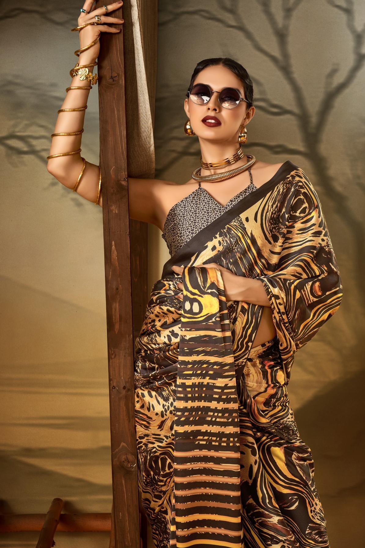 SATIN SILK ARTICLE 81-86 LATEST SAREE COLLECTION 