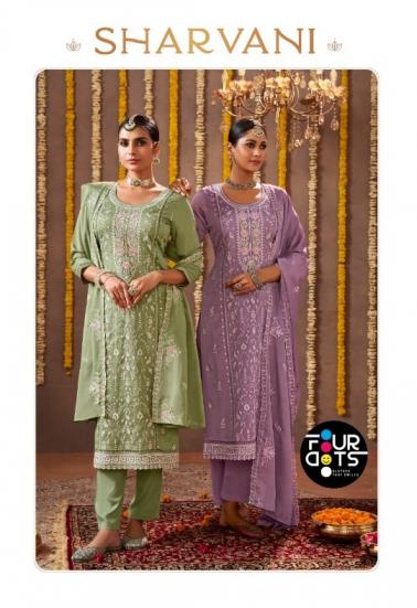 FOURDOTS SHARVANI CHINON SHOP TRENDY SALWAR SUITS 