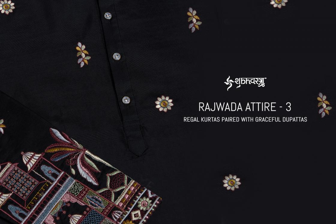 RAJWADA ATTIRE VOL 3 BY SHUBHVASTRA VISCOSE SILK READYMADE PRETTY LOOK MENS KURTA