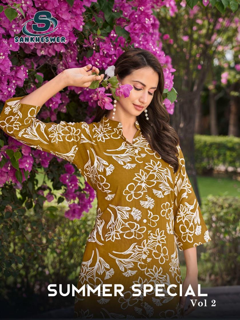 SANKHESWER IMPEX LAUNCHES SUMMER SPECIAL VOL 2 RAYON 2PCS CO-ORD SET