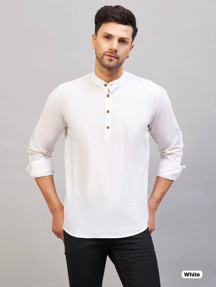 TRADITION 2 PREMIUM COTTON PRETTY LOOK FULLY STITCH MENS KURTA