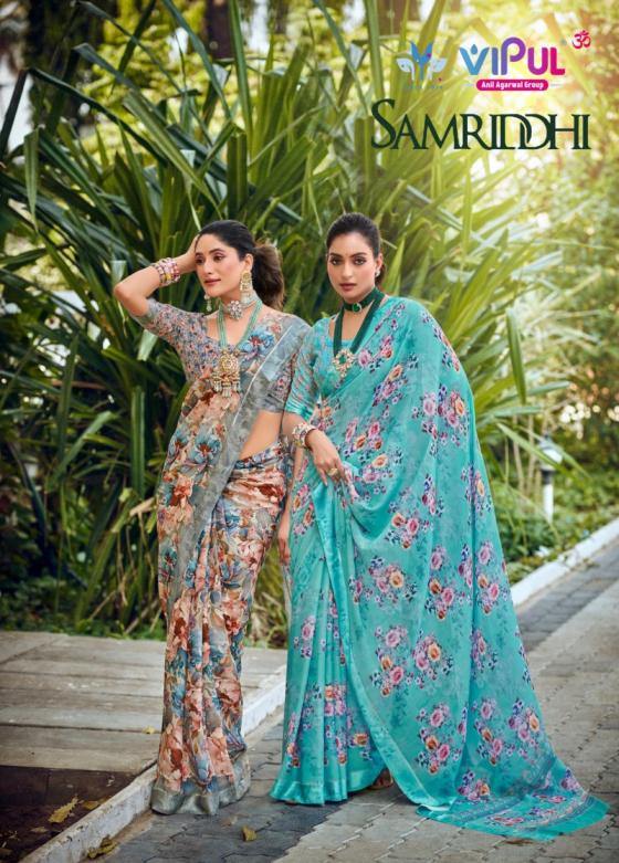 SAMRIDDHI BY VIPUL FASHION NEW SAREE COLLECTION 