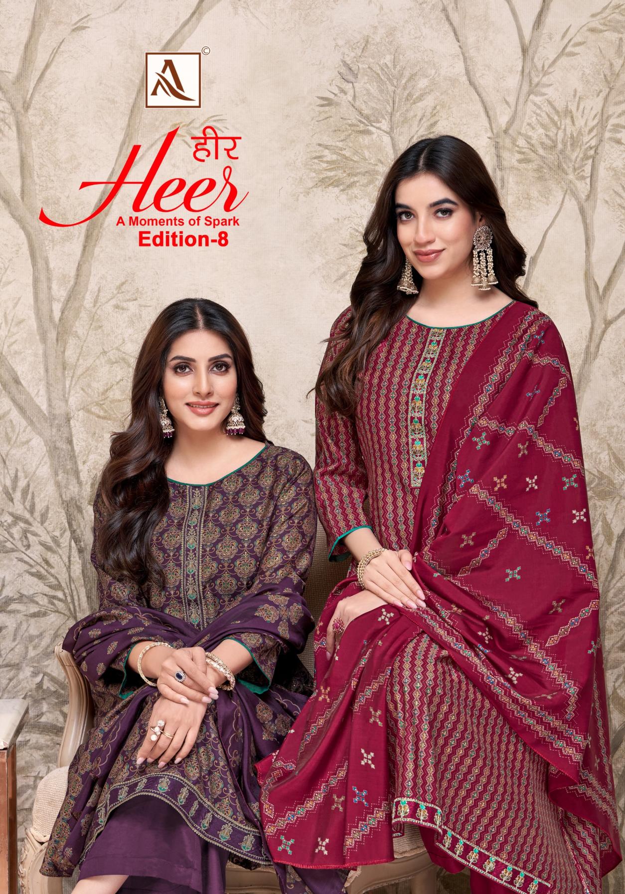 HEER VOL 8 BY ALOK MUDAAL PAKISTANI SUIT FOR WOMENS 