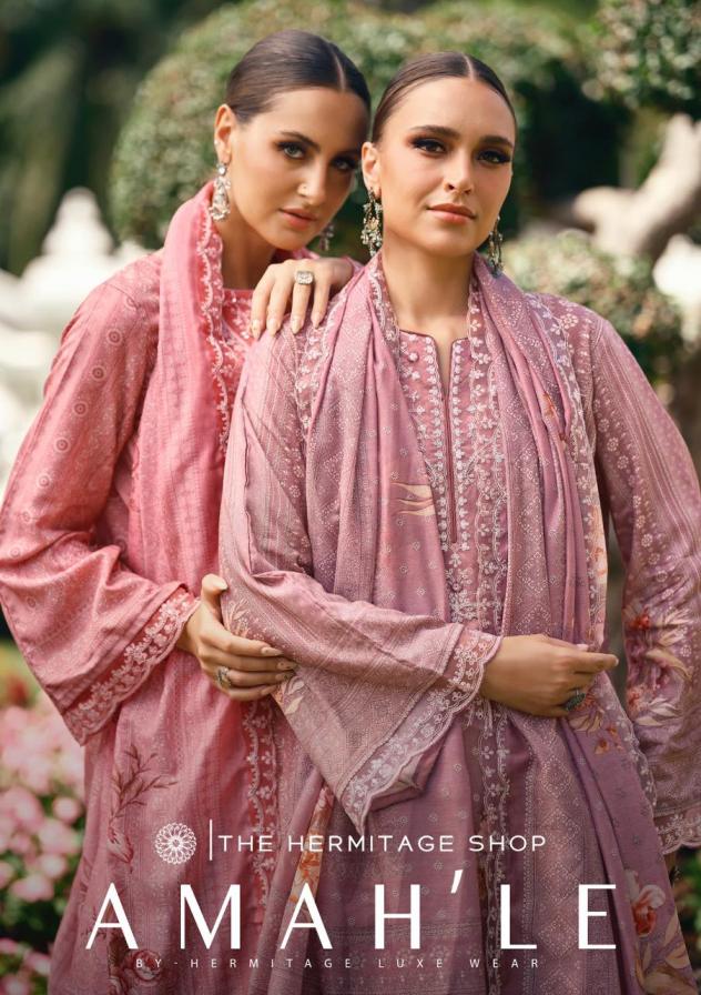 THE HERMITAGE SHOP AMAHLE LAWN FULL STITCH BIG SIZE PAKISTANI SUITS