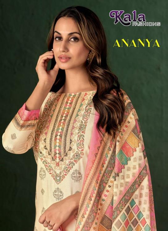 KALA FASHION ANANYA MUSLIN SHOP TRENDY 3PCS DRESS