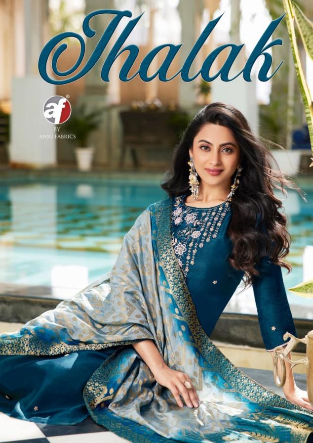 JHALAK BY ANJU FAB EXCLUSIVE DOLA SILK FULL STITCH PLUS SIZE SALWAR SUIT 