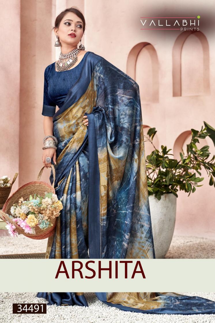 VALLABHI PRINTS ARSHITA CHIFFON AMAZING SAREE WHOLESALER 