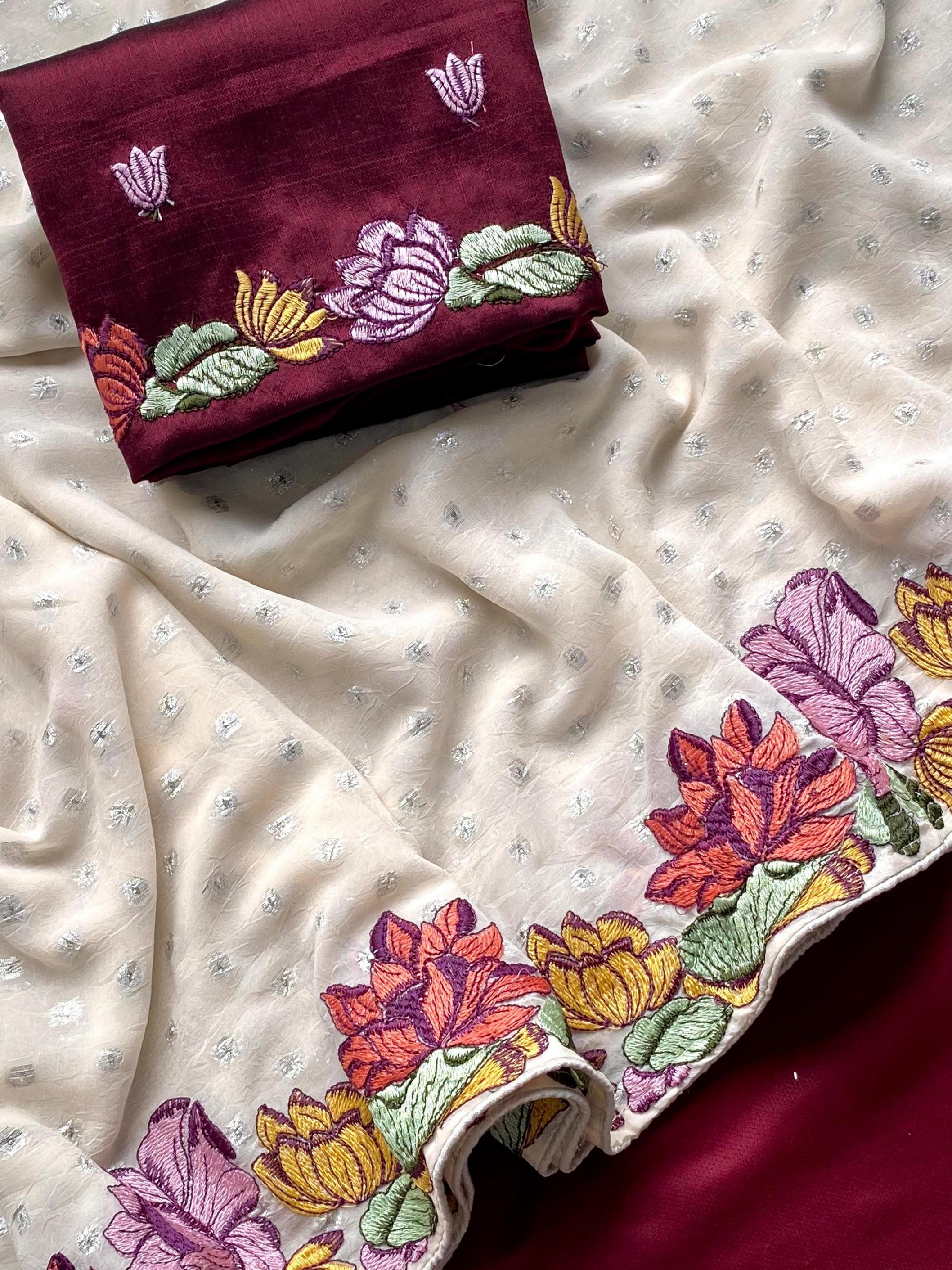 ARTI GEORGETTE AMAZING WORK SAREES WHOLESALER