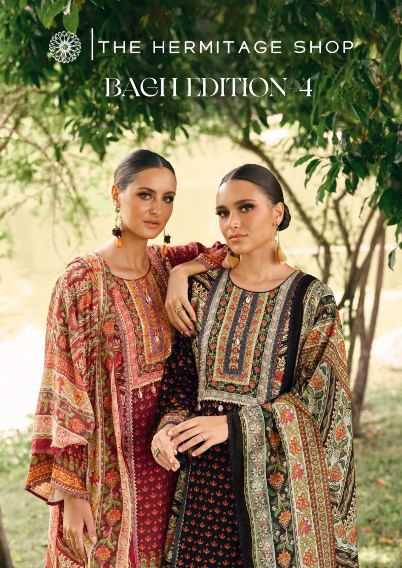 THE HERMITAGE SHOP BAGH EDITION VOL 4 LAWN PAKISTANI SUIT FOR WOMENS 