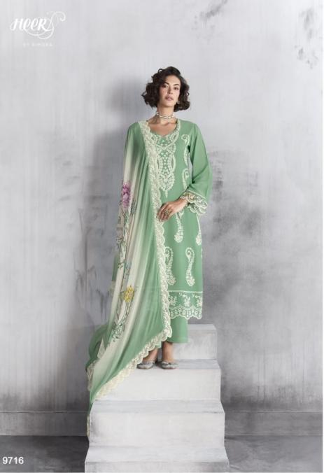 KIMORA HEER BULBUL VOL 215 MUSLIN SHOP TRENDY 3PCS DRESS ONLINE 