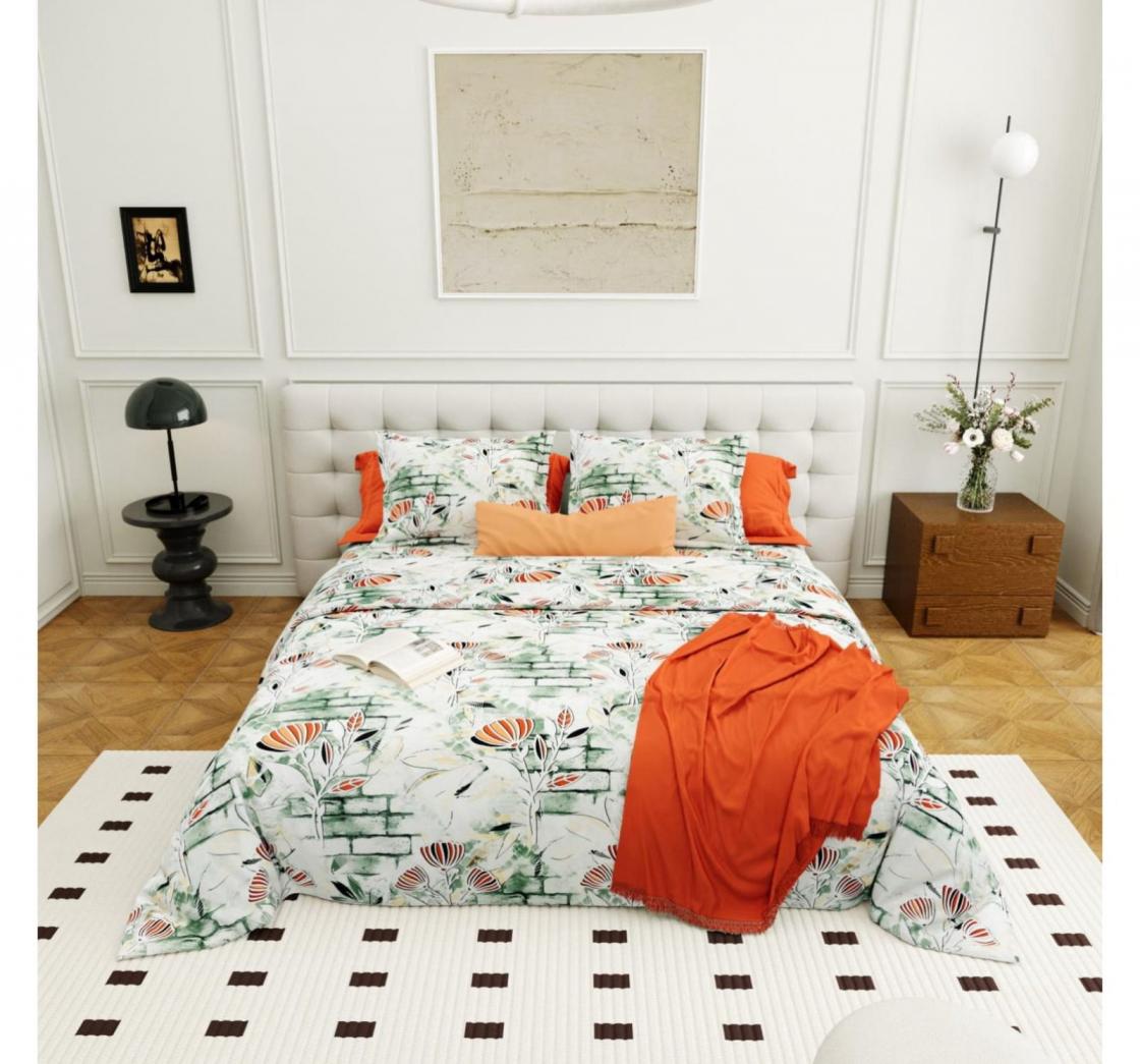 CHECK MATE FITTED COTTON FULL STITCH BEDSHEETS WITH 2 PILLOW COVERS EXPORTS 