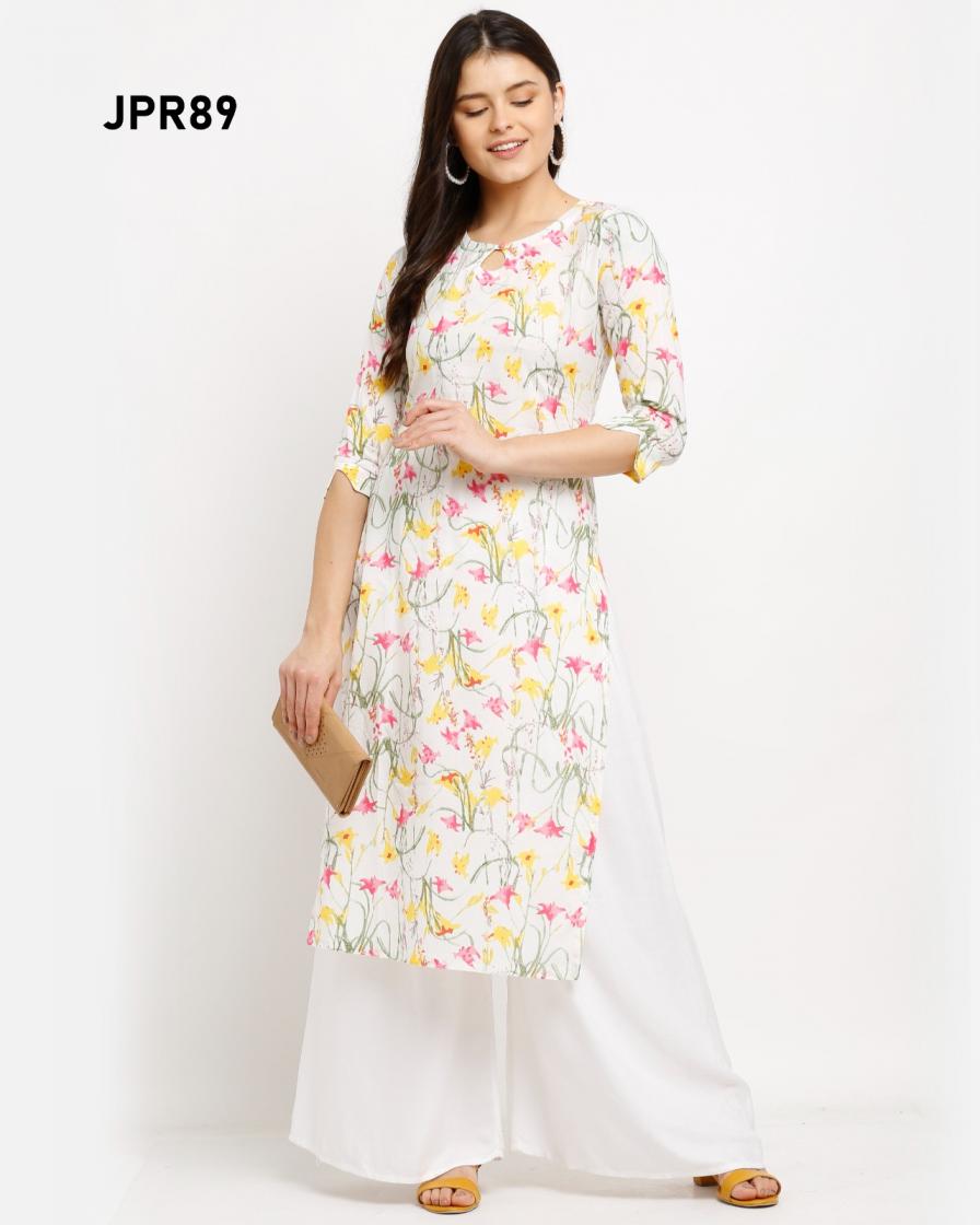 COTTON HIT DESIGN READYMADE FANCY KURTIS ONLINE 
