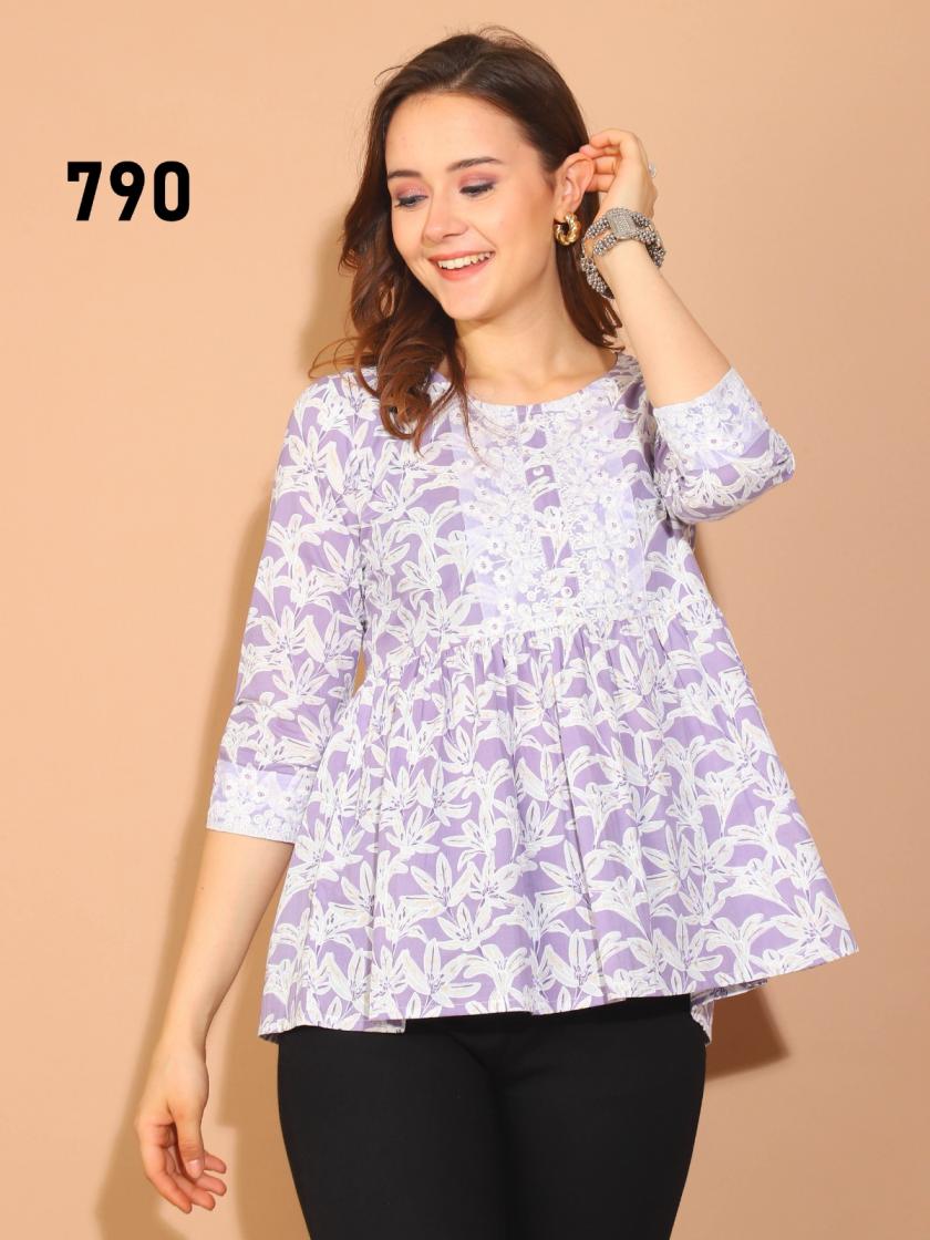 COTTON HIT DESIGN FULLY STITCH TOPS FOR GIRLS 