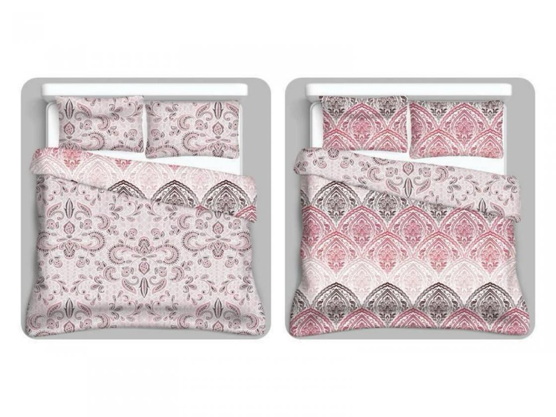 DIONA COTTON KING SIZE FULL STITCH FANCY 1 BEDSHEETS WITH 4 PILLOW COVER 