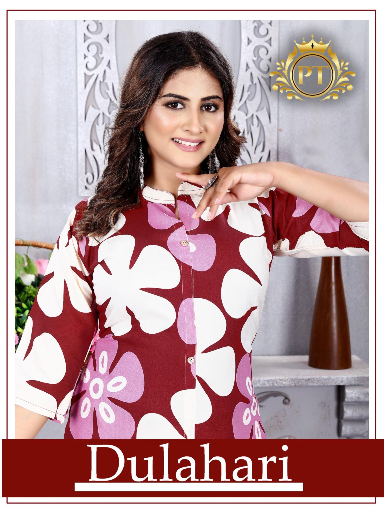 PADMAVATI BY DULAHARI VOL 10 RAYON ATTRACTIVE FULL STITCH CO-ORD SETS 