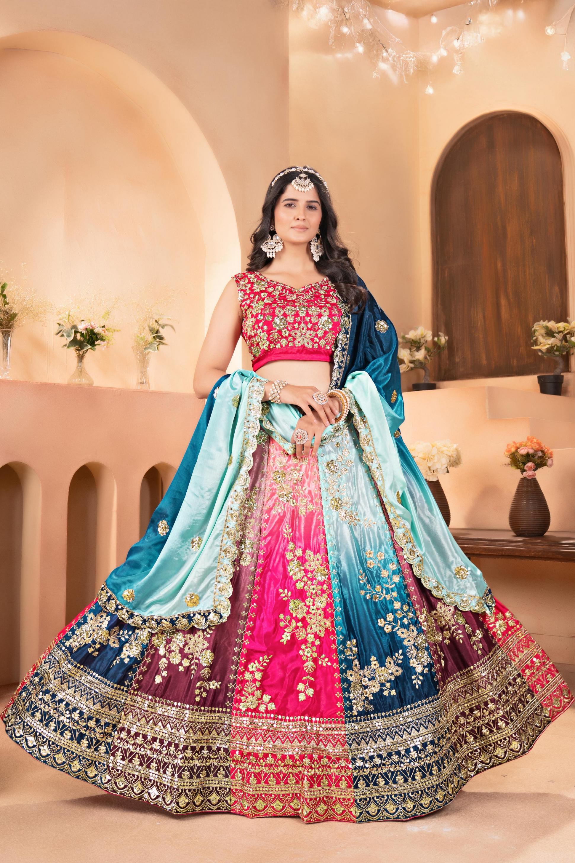 5122 BY DVD PREMIUM CHINON DESIGNER LEHENGA FOR WEDDING 