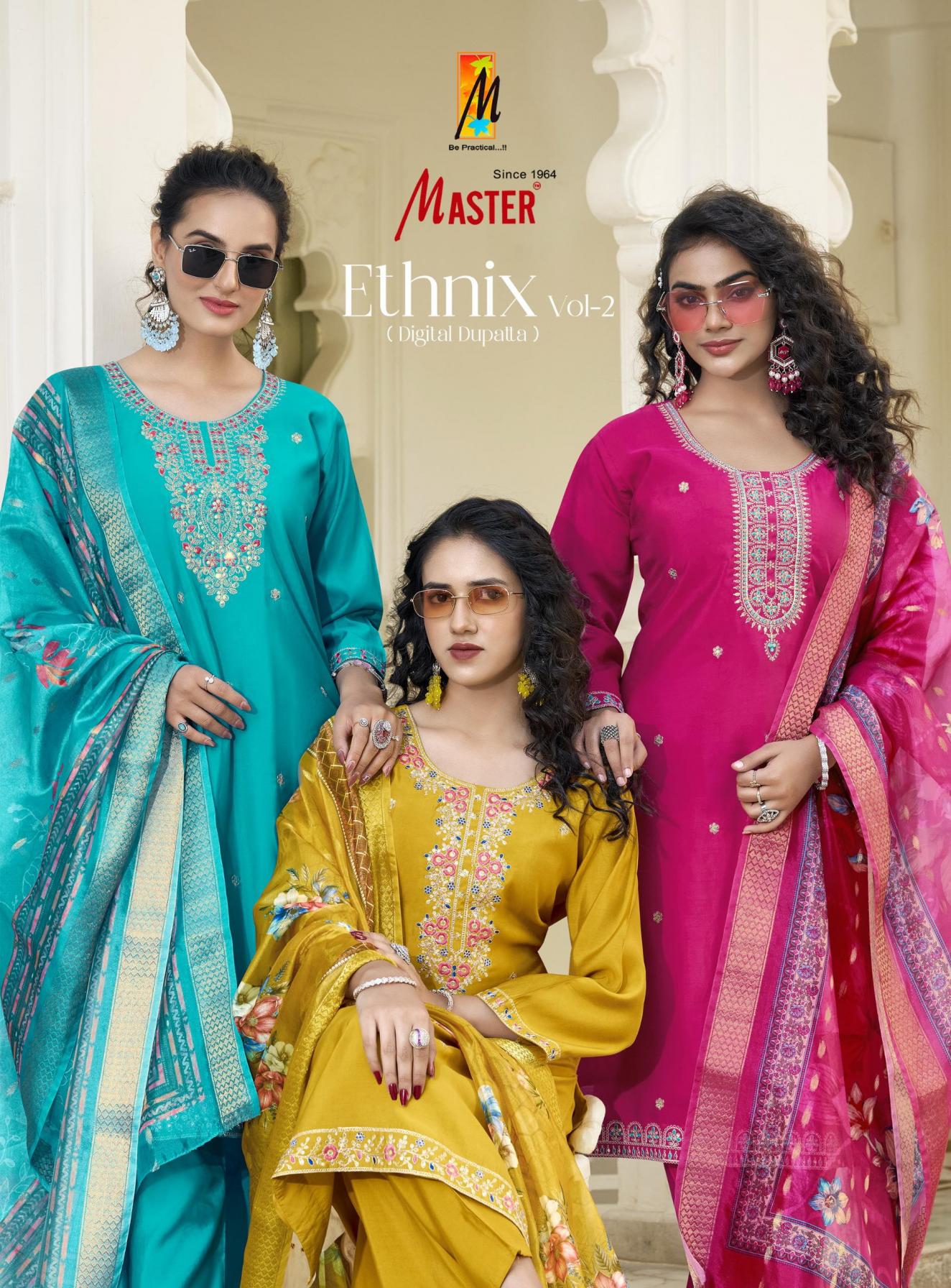 ETHNIX VOL 2 BY MASTER FESTIVE WEAR READYMADE SALWAR KAMEEZ COLLECTION