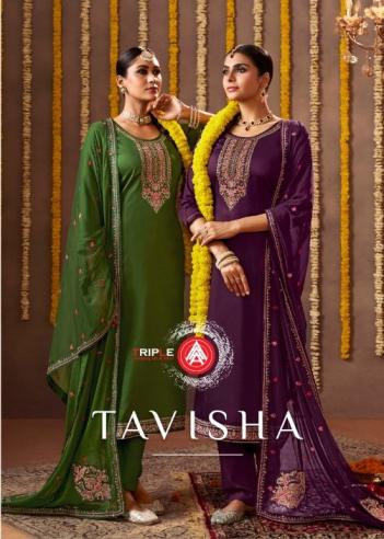 TAVISHA BY FOURDOTS POPULAR DESIGN JAM COTTON UNSTITCH SUITS 
