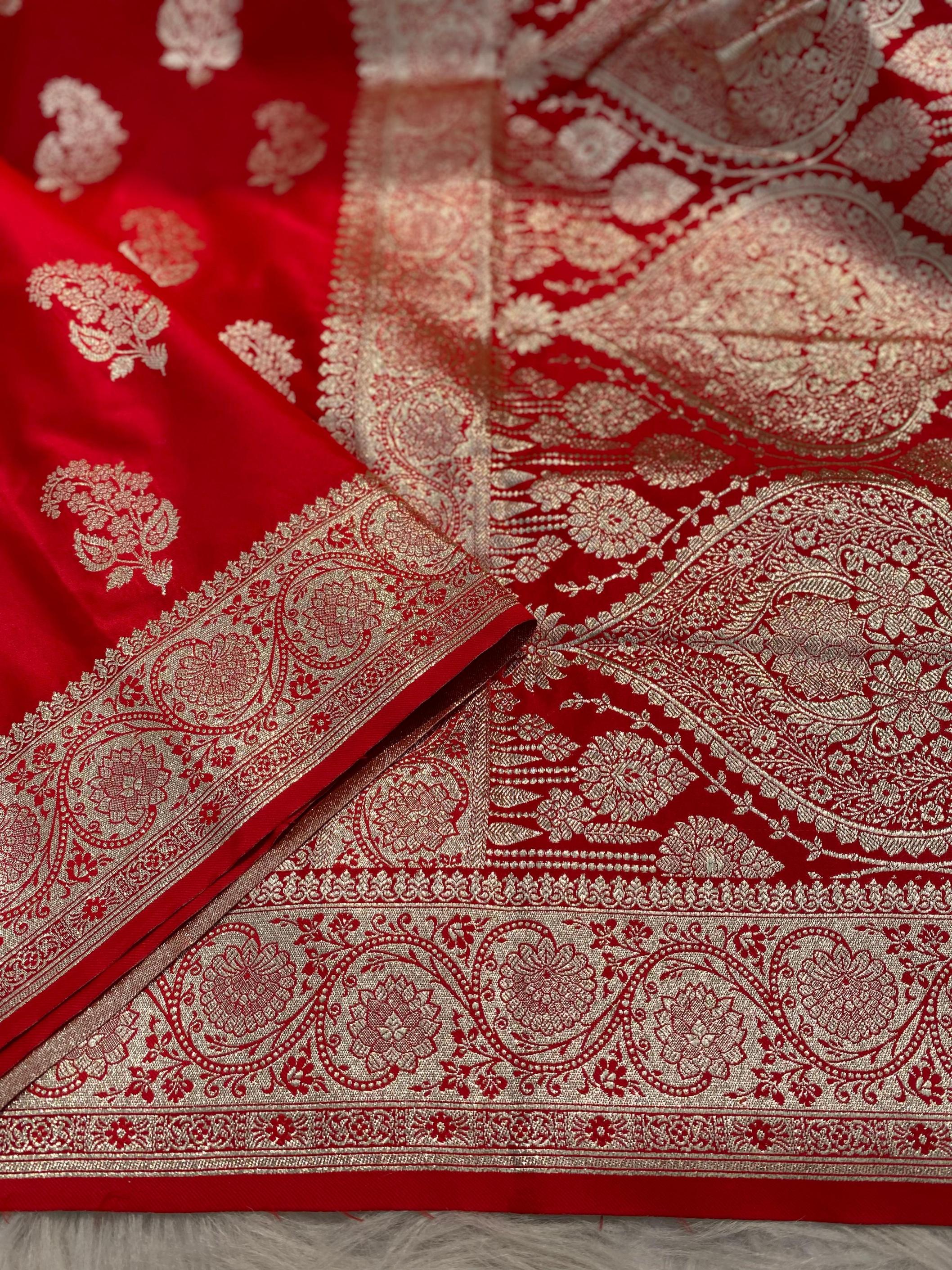 GANGA UNIQUE BANARASI MUSHRO SATIN SILK SAREES 