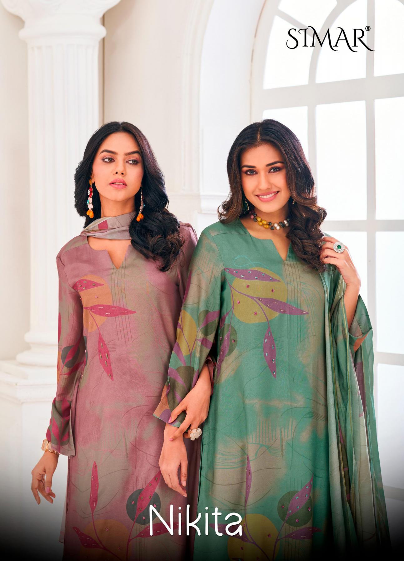 NIKITA BY GLOSSY 9079 ATTRACTIVE VISCOSE MUSLIN SALWAR KAMEEZ 