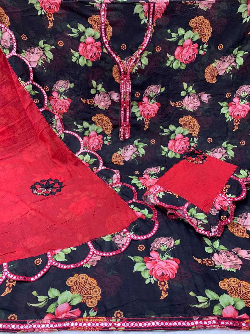 HITANSHI AMAZING COTTON PRETTY DRESS MATERIAL FOR GIRLS 