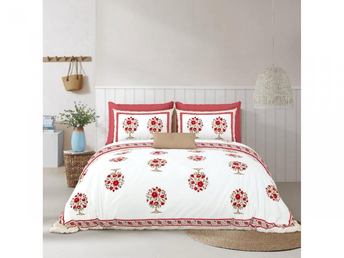 HIVDO KING SIZE FULL STITCH FANCY DOUBLE BEDSHEETS WITH 2 PILLOW COVERS ONLINE 