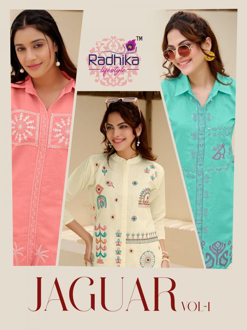 RADHIKA LIFESTYLE JAGUAR VOL 1 VERTICAN READYMADE BIG SIZE CO-ORD SETS 