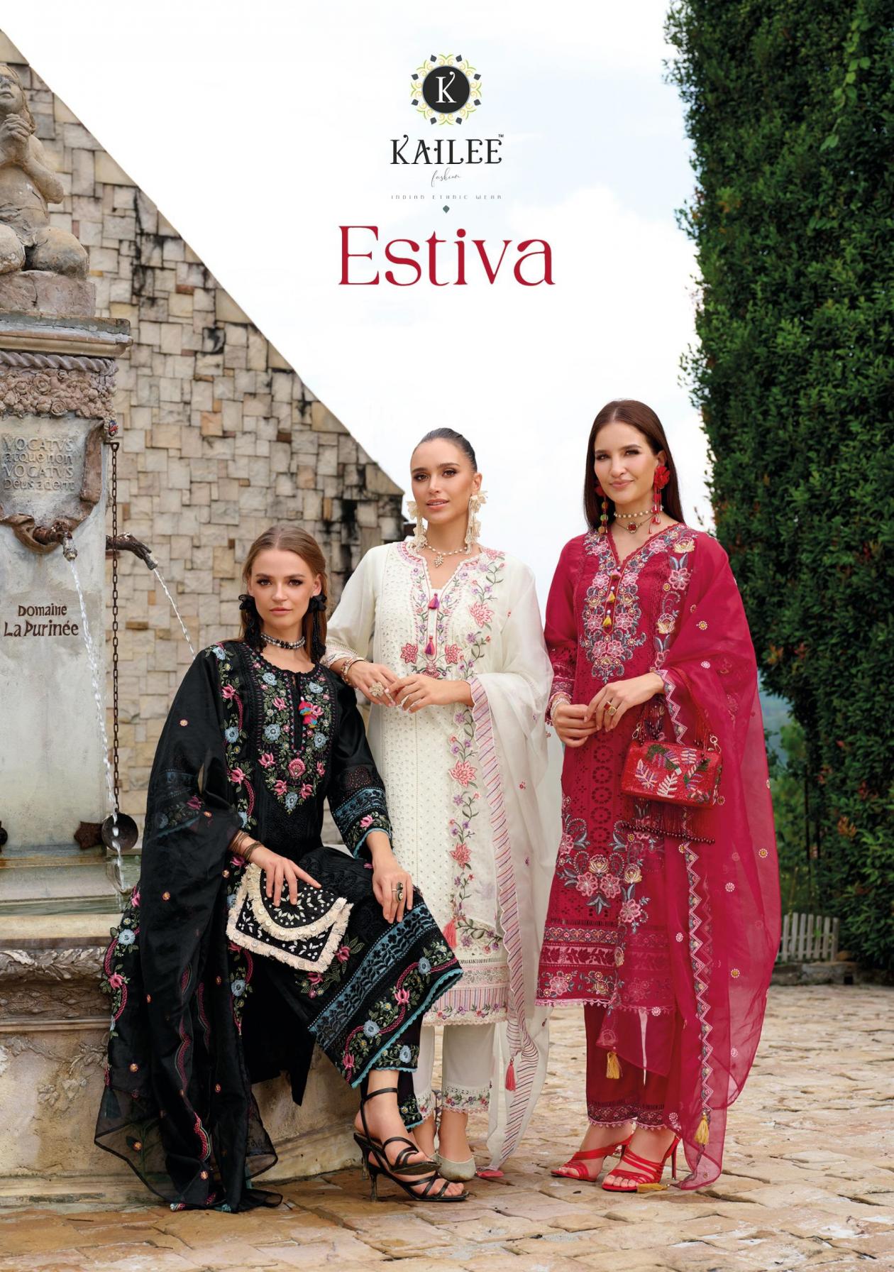 ESTIVA BY KAILEE FASHION READYMADE HANDWORK PAKISTANI 3PCS SET